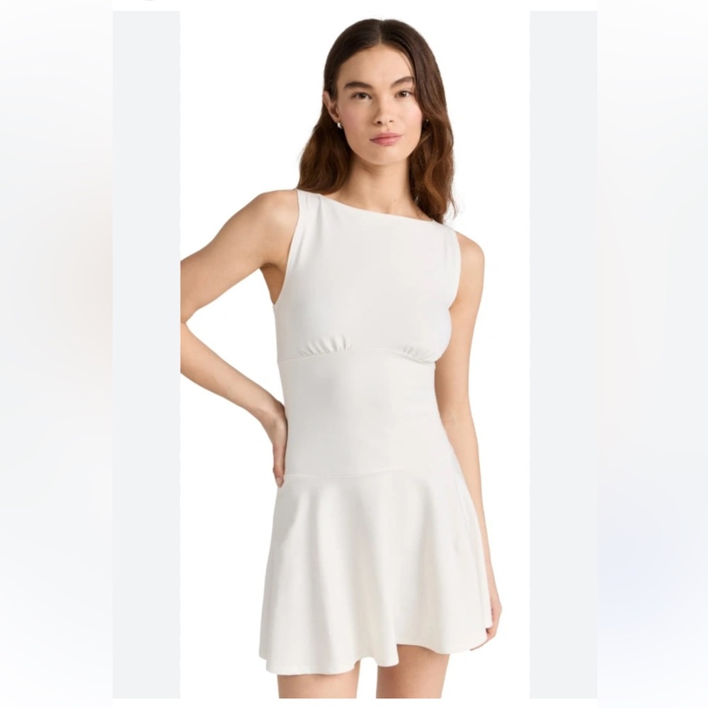 Reformation White Sleeveless Midi Dress